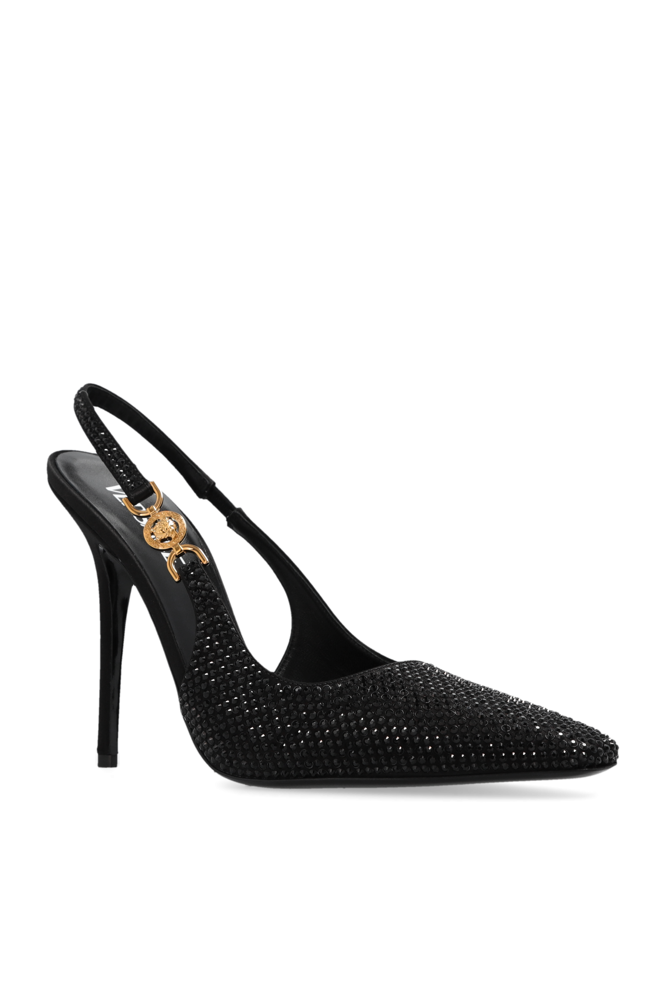 Versace on sale transparent heels